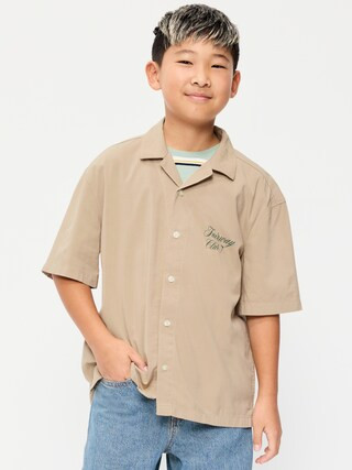 Short-Sleeve Boxy Graphic Shirt for Boys | Old Navy (US)