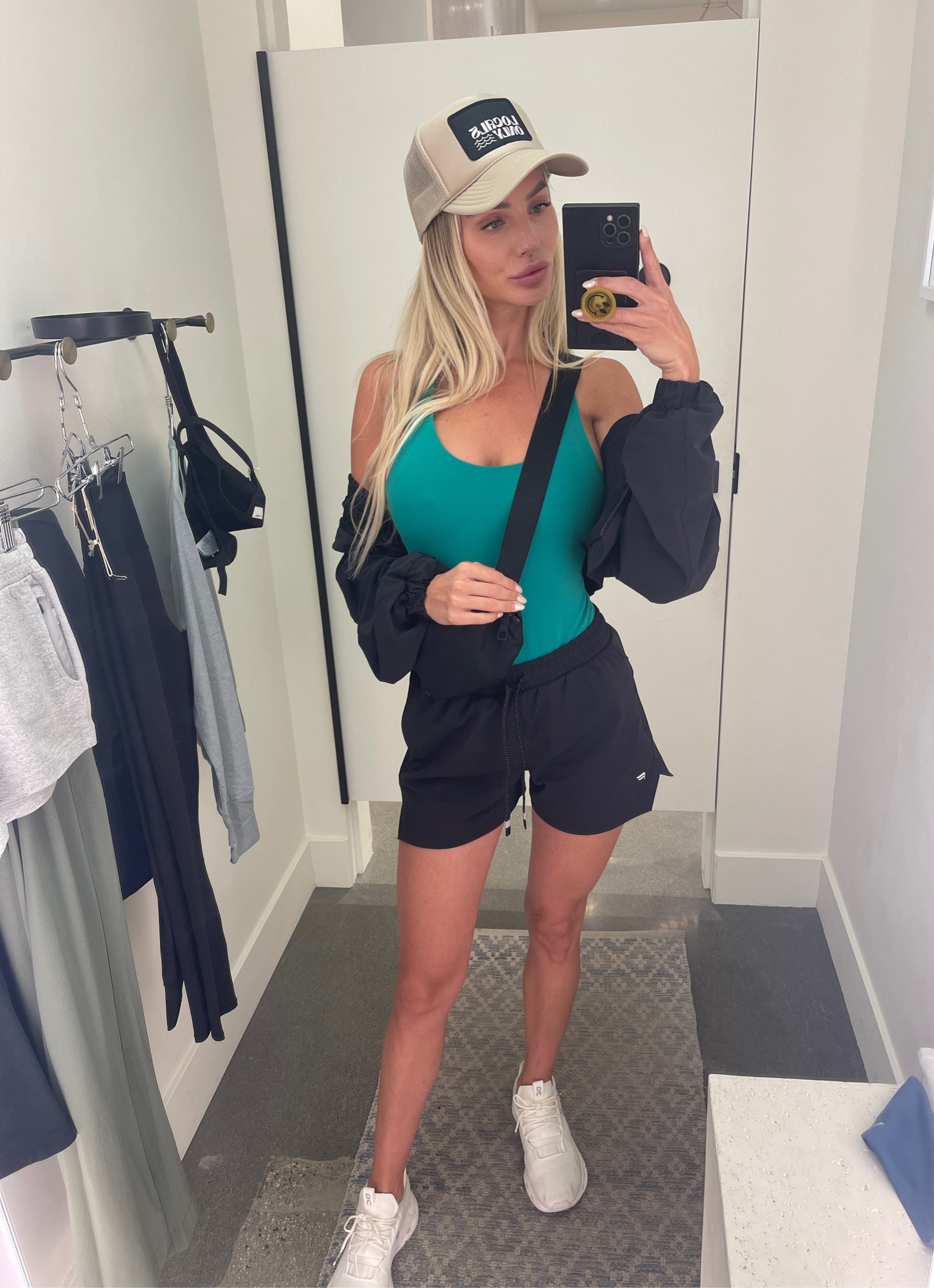 Locals Only ✌🏼Love this Alo bodysuit that is on SALE right now. These Fabletics shorts are SO comfy. And obviously the Lulu bag that is old faithful lol

#LTKstyletip #LTKsalealert #LTKFind