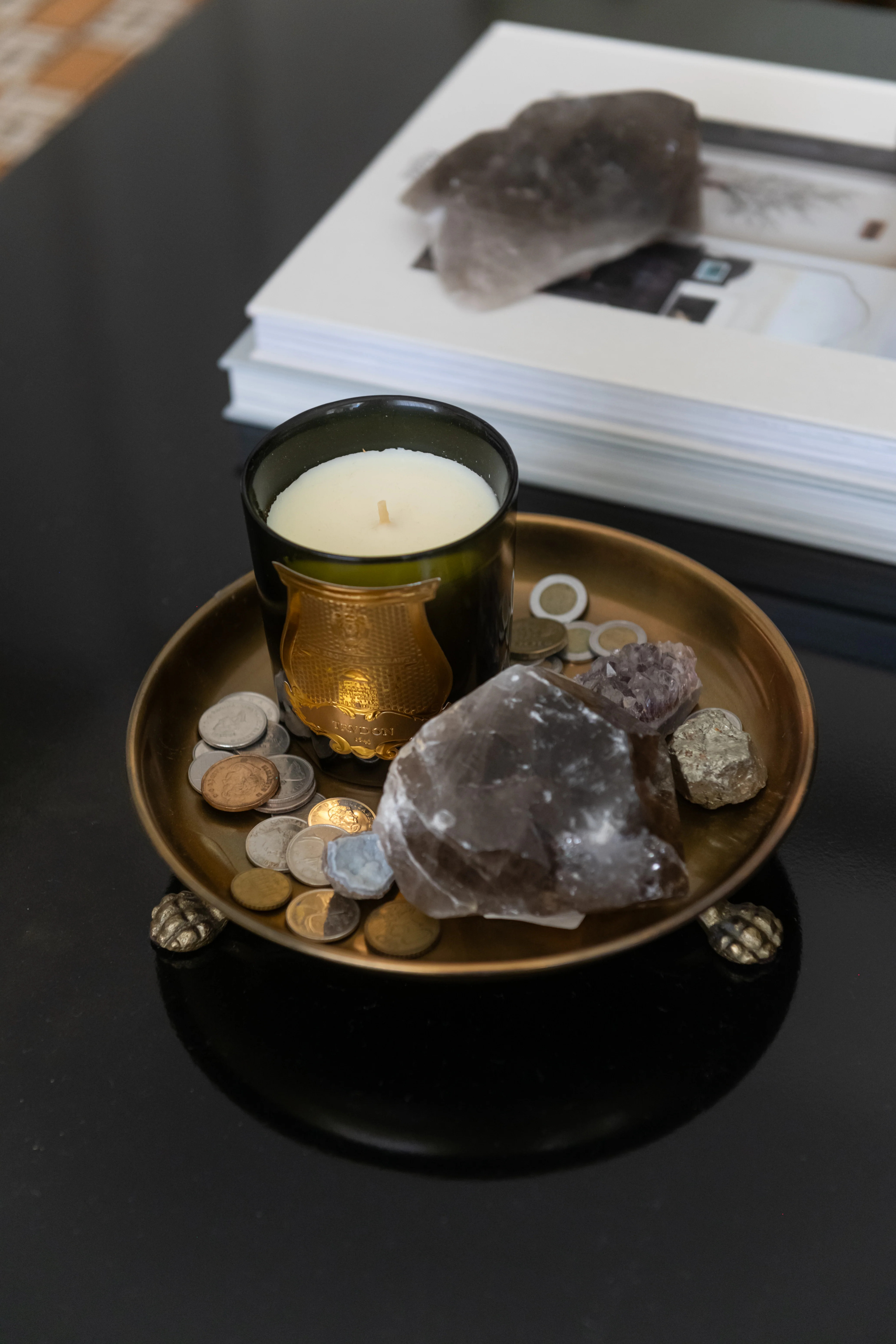 BRASS CLAWFOOT TRAY | Alice Lane Home Collection