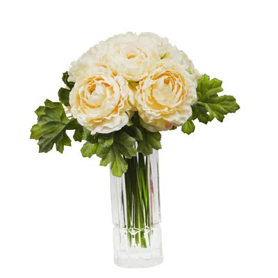 11" Ranunculus Centerpiece Bouquet | Wayfair North America