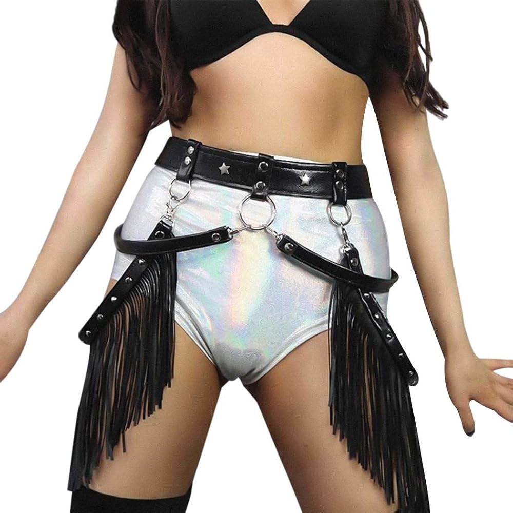 Zoestar Cowgirl Belt Waist Fringe Cowboy Belts Tassel Harness Western Accessories for Women | Amazon (US)