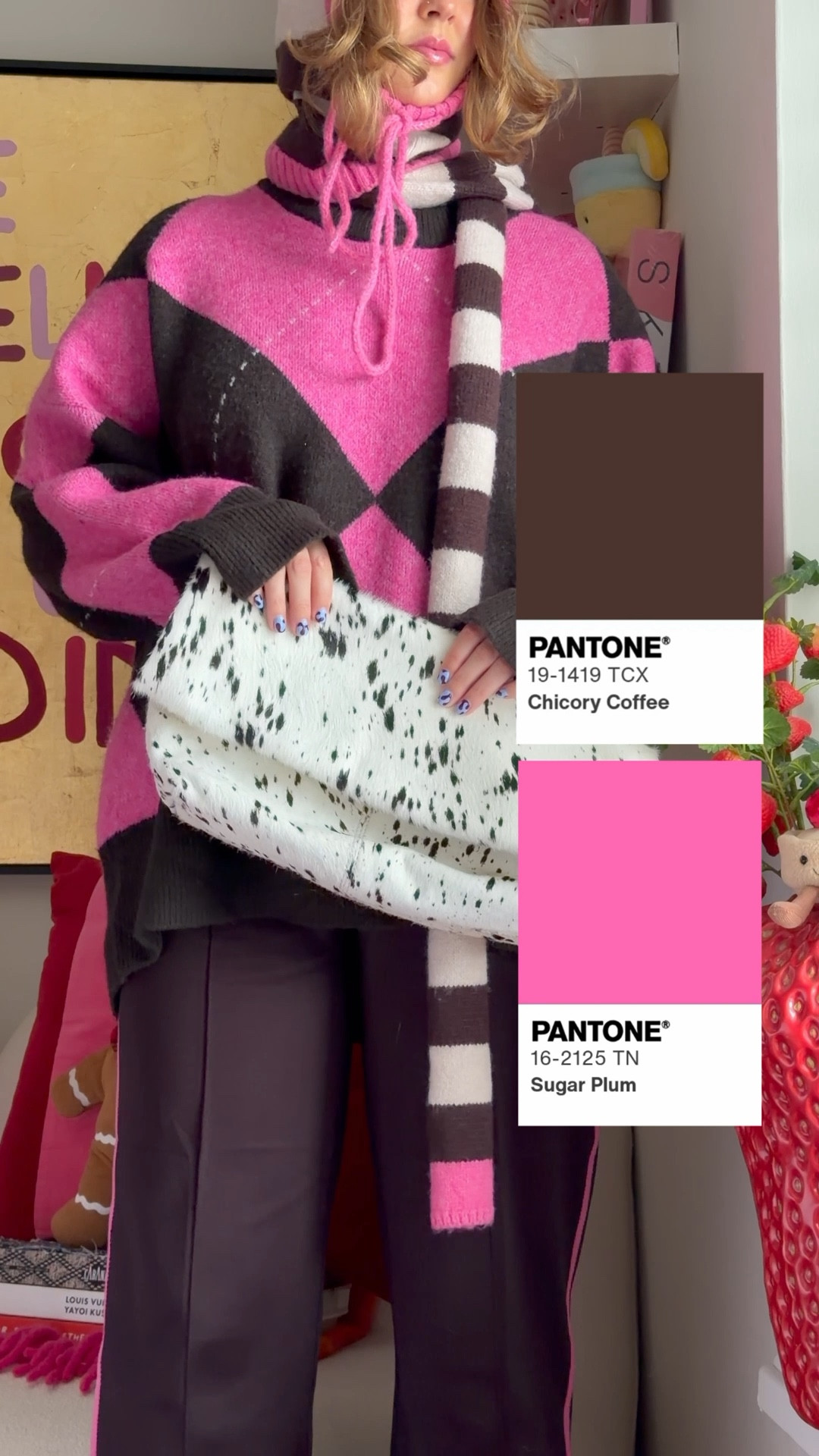 New colour combo unlocked 🔓 
Scarf and hat is old Damson Madder 