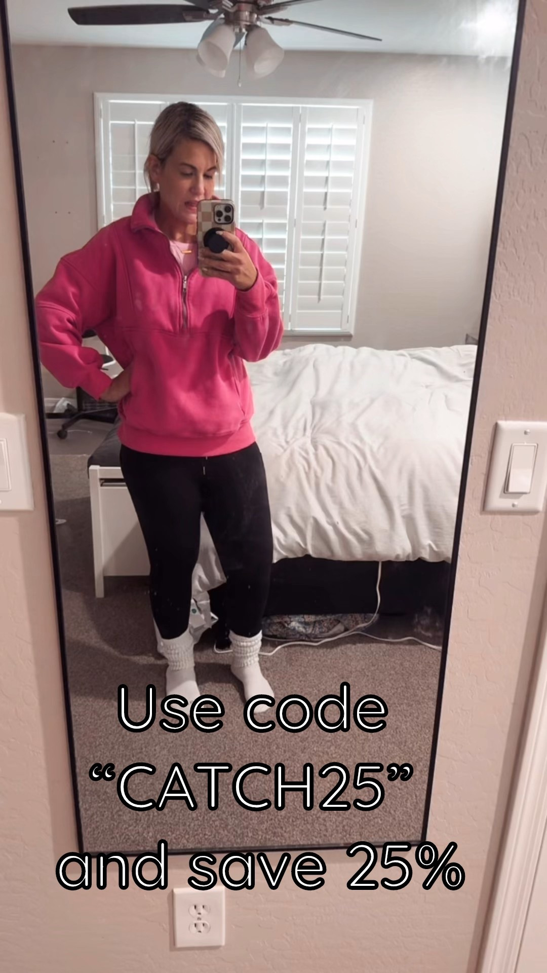 The most comfortable fleece lined jogger style leggings…you will want them in every color! Use my code “catch25” to save 25% 

#LTKfitnessgoals #LTKootd #LTKMidsize