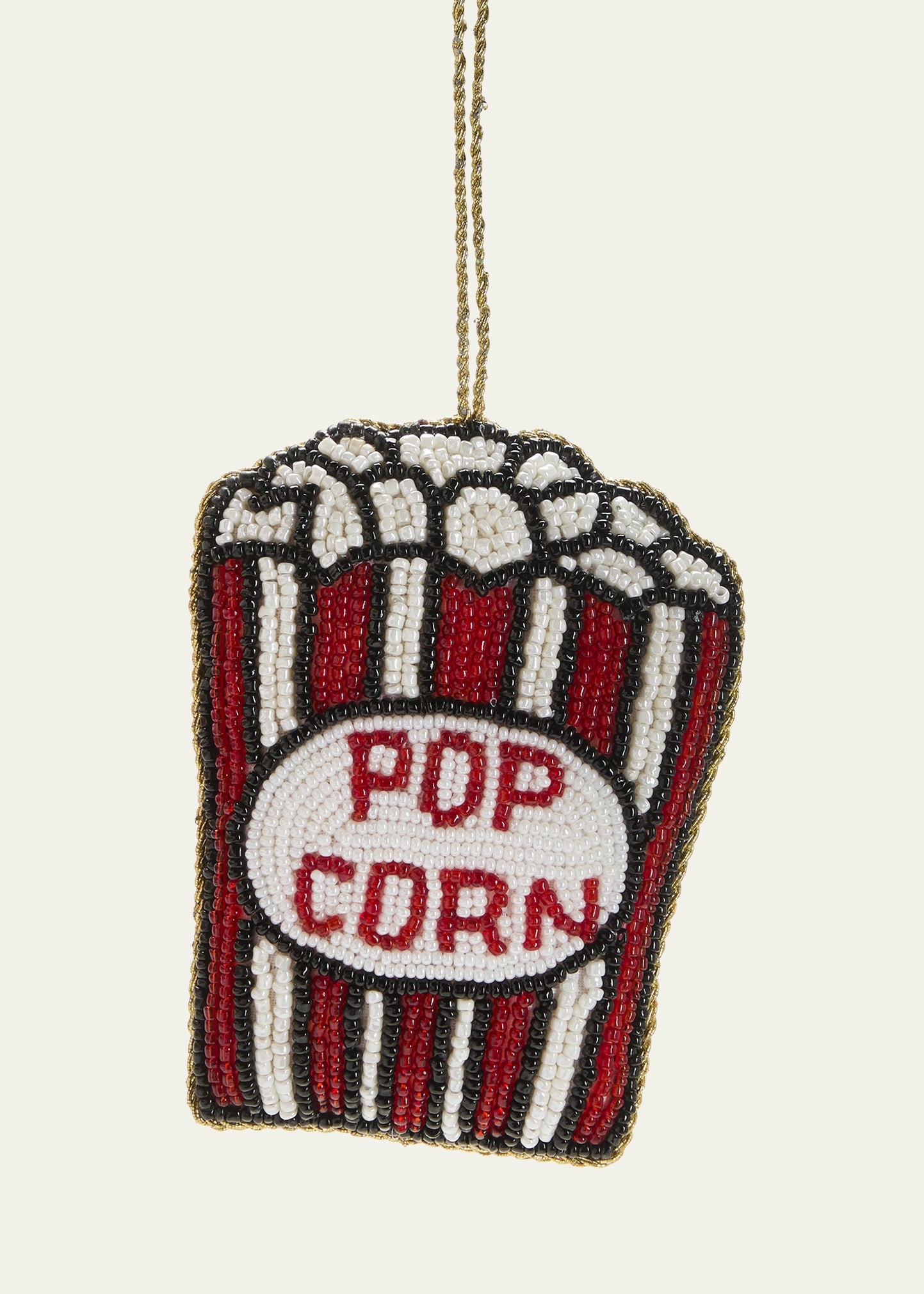 Sudha Pennathur Popcorn Box Beaded Ornament | Bergdorf Goodman