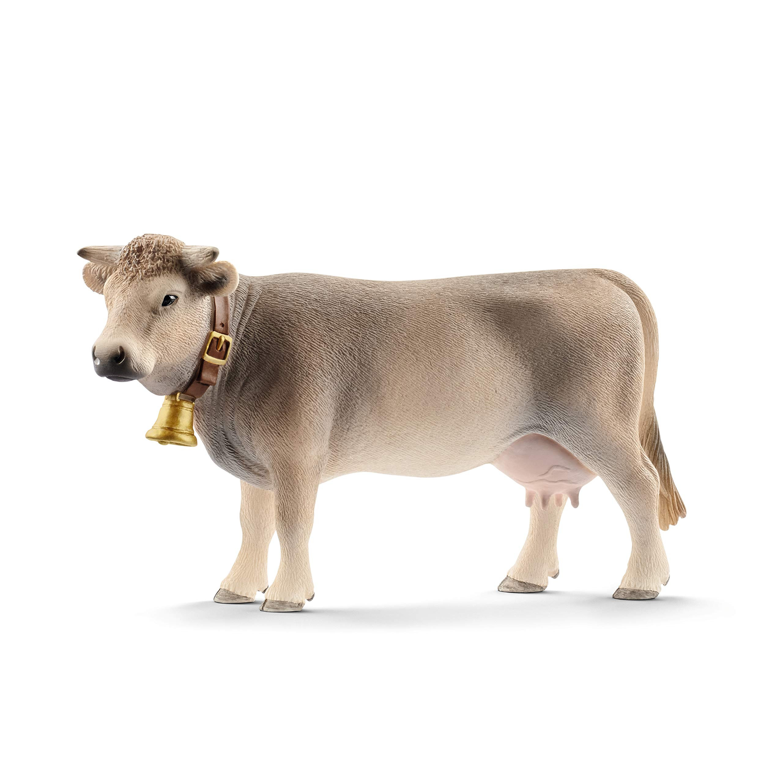 Schleich Farm World Braunvieh Cow Animal Figurine - Highly Detailed and Durable Farm Animal Toy, ... | Amazon (US)