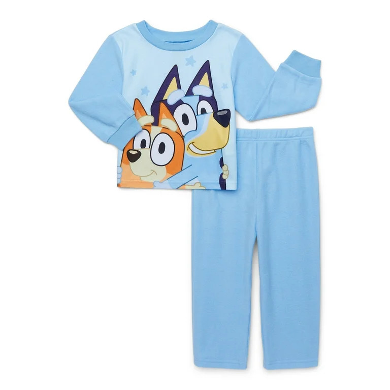 Character Toddler Long Sleeve Top and Pants, 2-Piece Pajama Set, Sizes 12M-5T | Walmart (US)