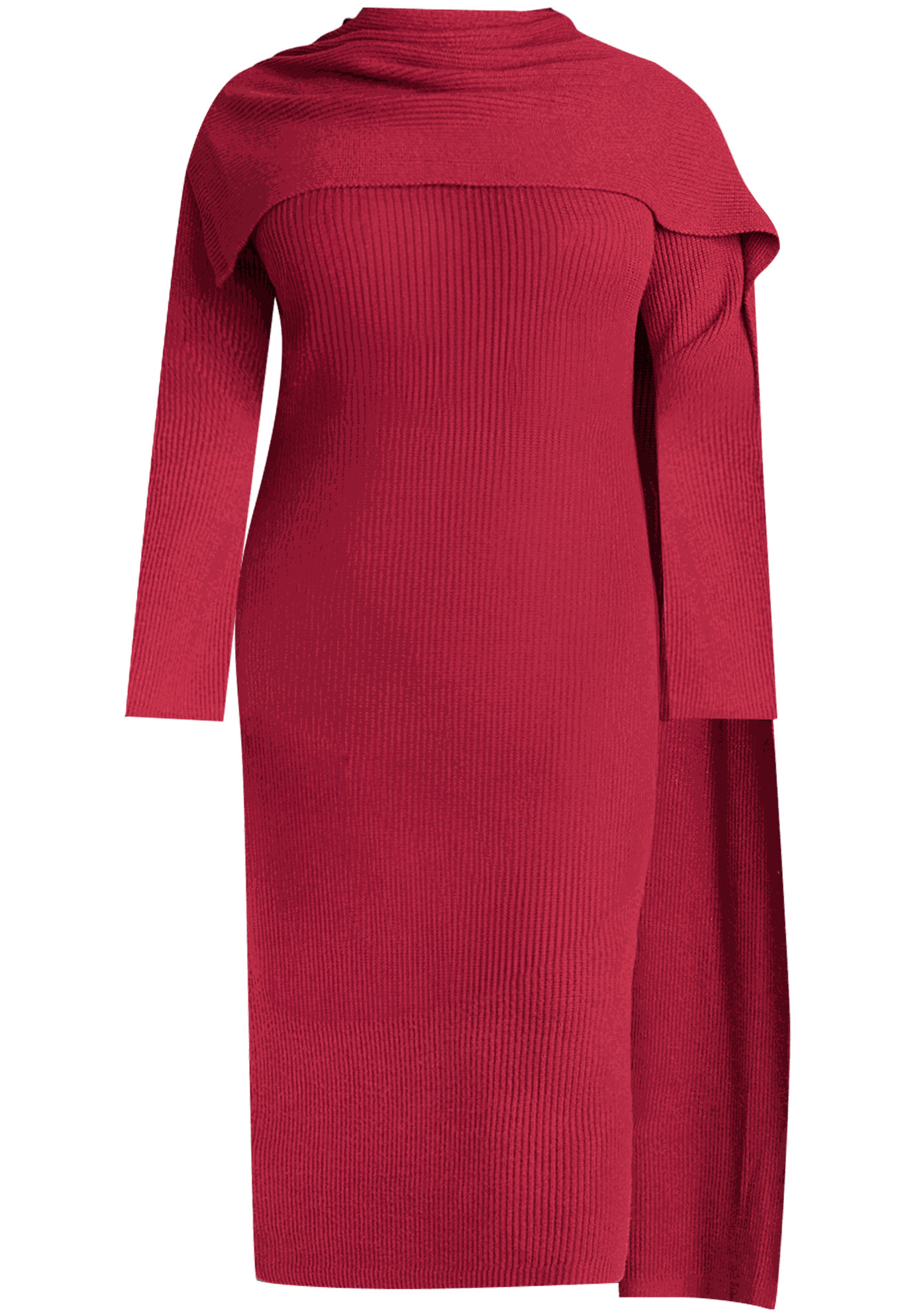 Scarf Sweater Dress | Eloquii
