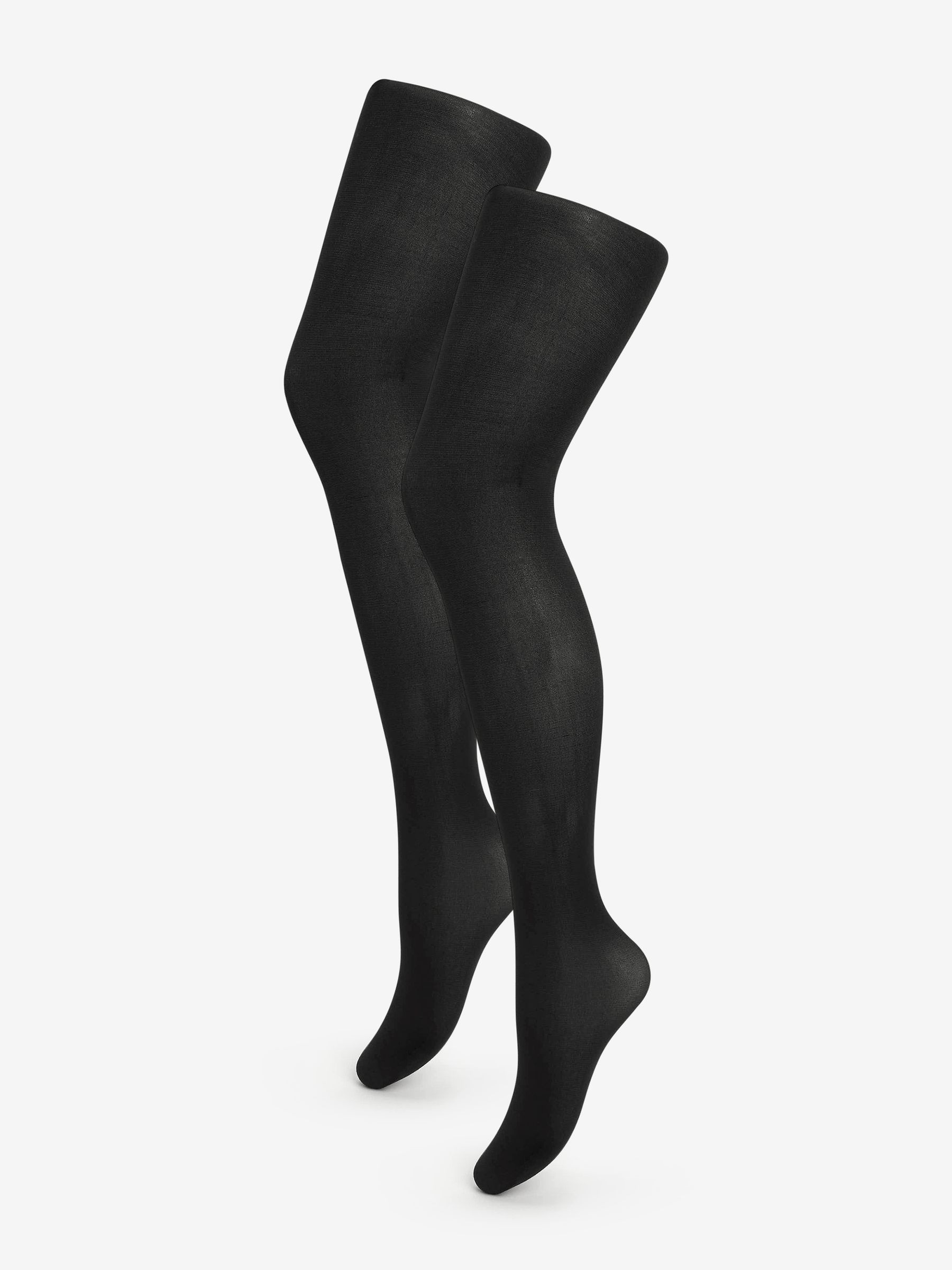 Pretty Polly Pretty Polly Black Everyday Opaque 40 Denier Tights 2 Pack | Next US