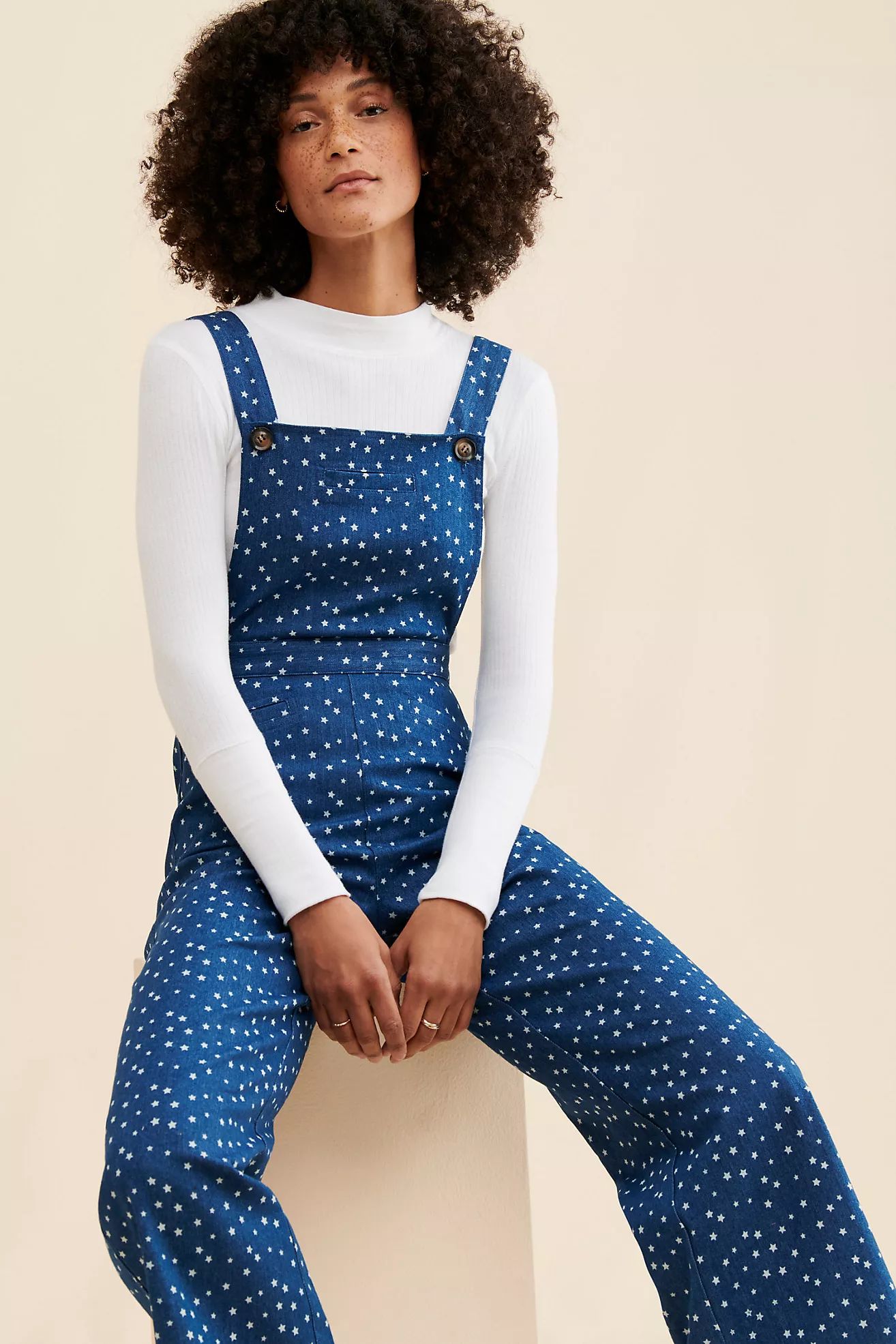 Saint Geraldine Suggs Printed Overalls | Anthropologie (US)