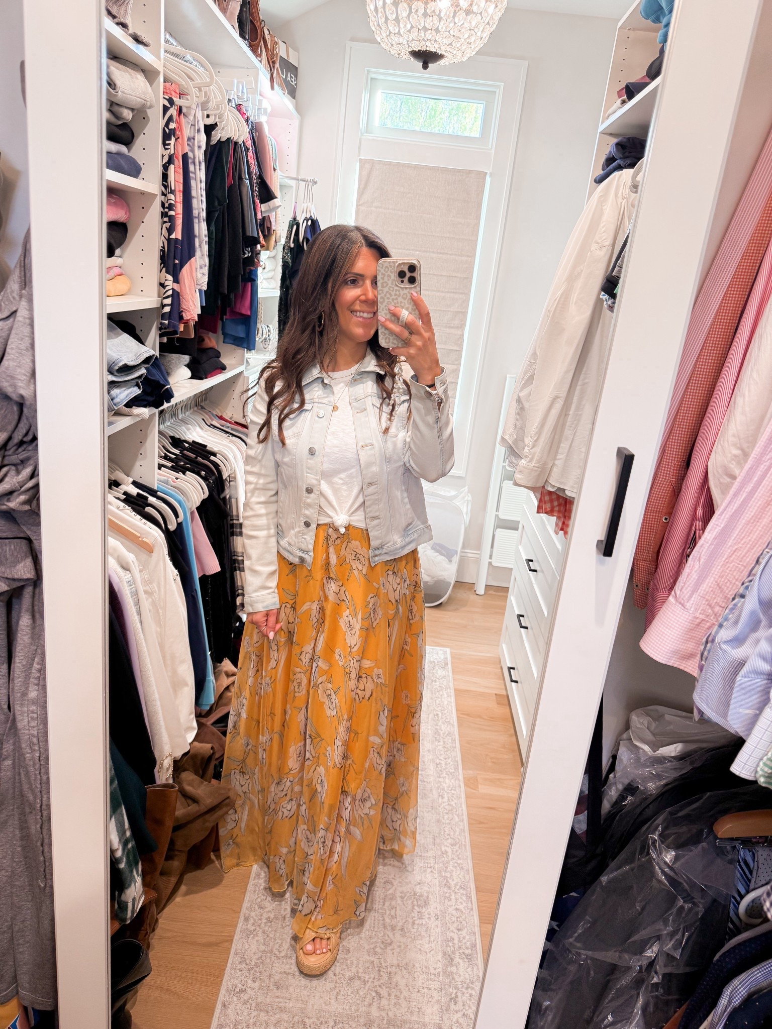 Old fave, back on repeat this spring 🤍

I have this skirt in a few patterns and somehow wear it every single year… it’s just easy. Threw it on with a white tee, my $20 denim jacket, and these new platform heels from Target (actually really comfy because of the platform 🙌).

Good for weekends, running around, even work depending how you style it.

Also the skirt comes in a ton of patterns if you’re into it

#LTKmomlife #LTKPetite #LTKWorkwear