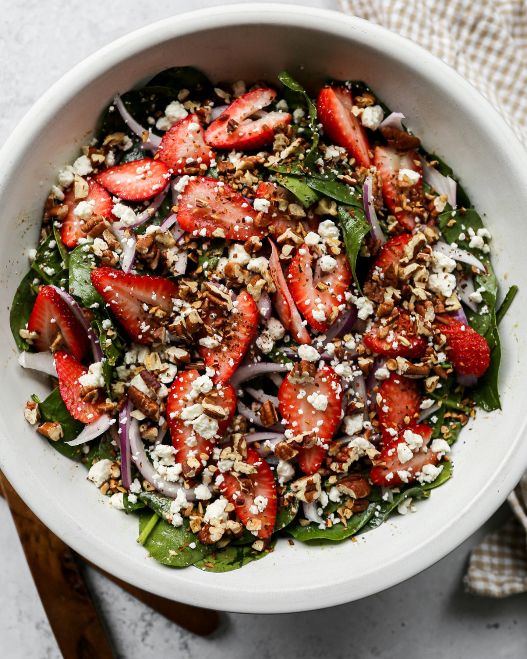 Making this Strawberry Spinach Salad with Balsamic Poppyseed Dressing even easier with the right kitchen tools 🍓🌿 I linked everything I use to pull this salad together. The OXO Good Grips Mixing Bowl Set is perfect for whisking up the dressing, and the OXO Good Grips Whisk is the one I reach for constantly in my kitchen. The Henckels Santoku Knife makes slicing the strawberries and prepping everything so quick and easy. I toasted the pecans in my Our Place Mini Always Pan and it is honestly the perfect size for small tasks like that. And the extra large white serving bowl is exactly what this salad deserves because it is so pretty you will want to show it off at the table. Full recipe is on the blog and everything is linked here! 🔗 

 #LTKdayinmylife #LTKfoodie #LTKHome