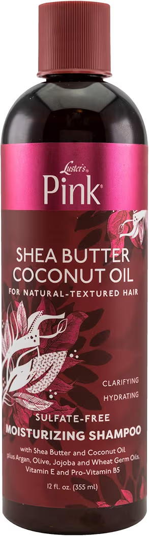 Luster's Pink Shea Butter Coconut Oil Sulfate Free Moisturizing Shampoo 12 oz | Amazon (US)