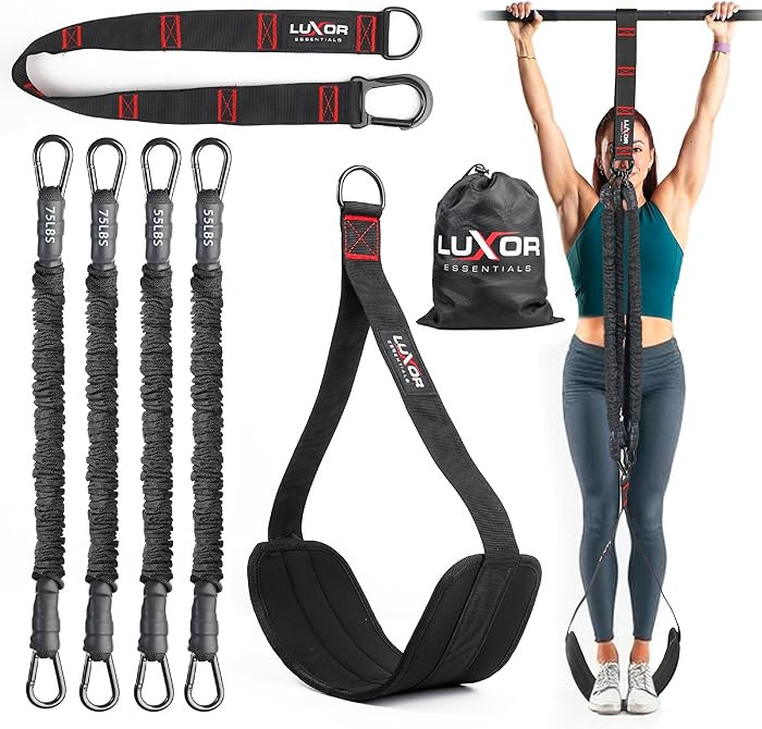 Pull Up Assistance Bands 260lbs - 4 Heavy Duty Assisted Pull Up Bands - Adjustable Strength Resis... | Amazon (US)