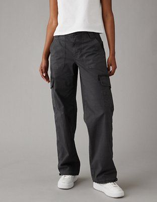 AE High-Waisted Baggy Cargo Jogger | American Eagle Outfitters (US & CA)