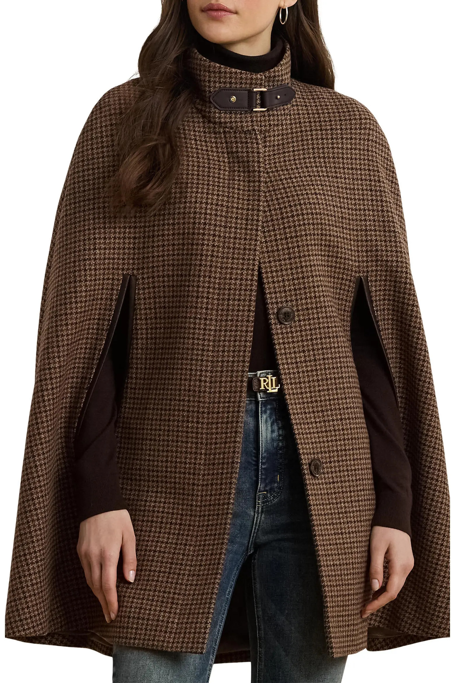 Houndstooth Wool Blend Cape (Women) | Nordstrom | Nordstrom