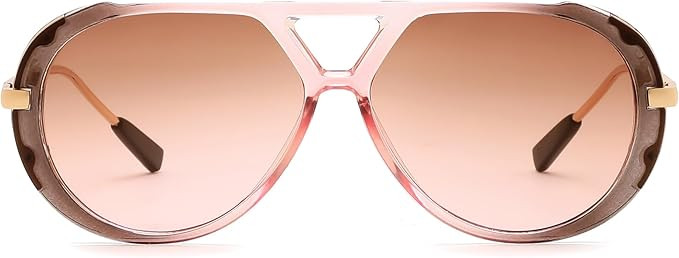 FEISEDY Retro Aviator Sunglasses for Women Men Vintage Trendy Metal 70s Aviators Sun Glasses B040... | Amazon (US)