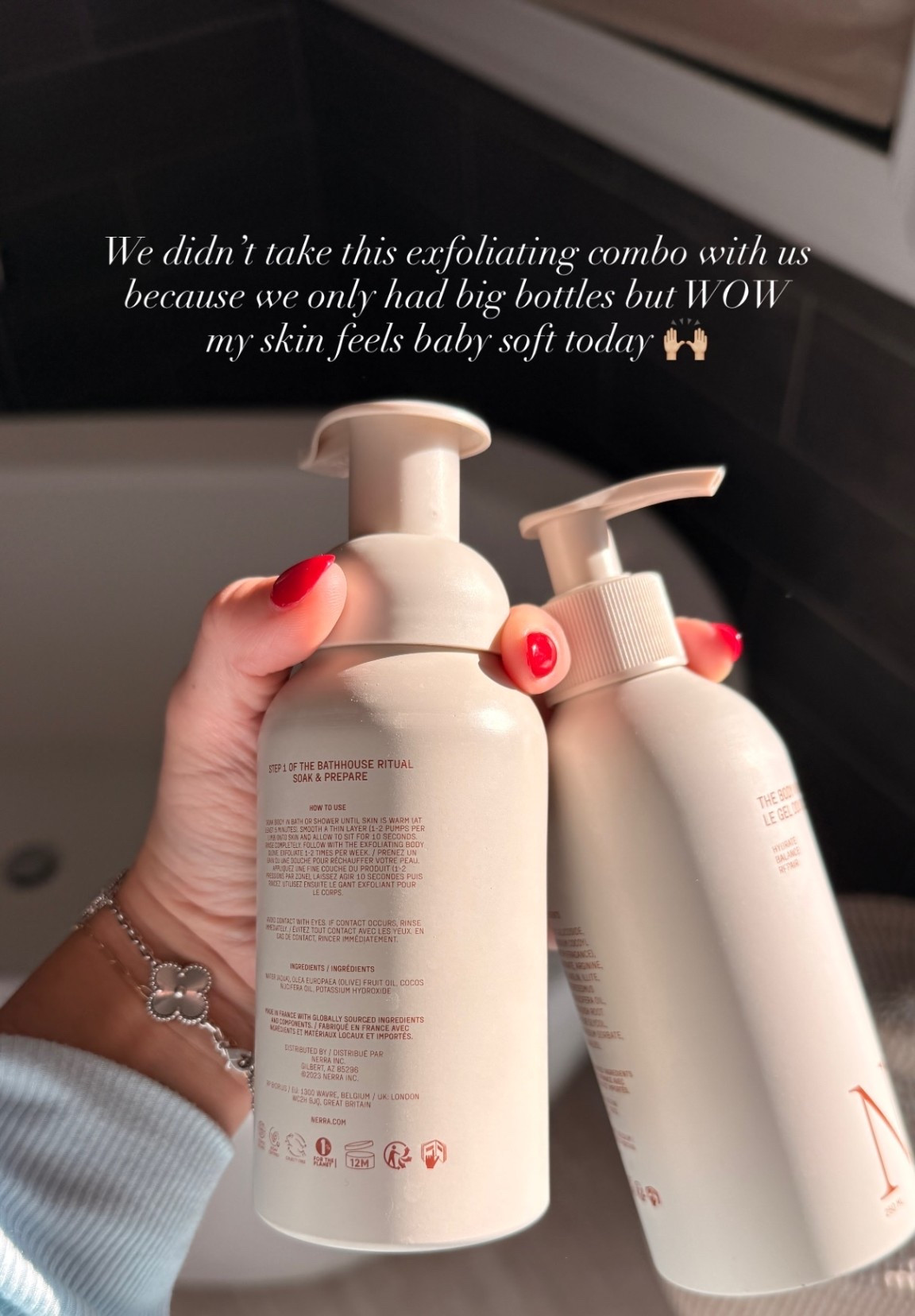 We didn’t take this exfoliating combo with us because we only had big bottles but WOW my skin feels baby soft today 🙌🏼

#LTKBeauty #LTKselfcare #LTKOver40