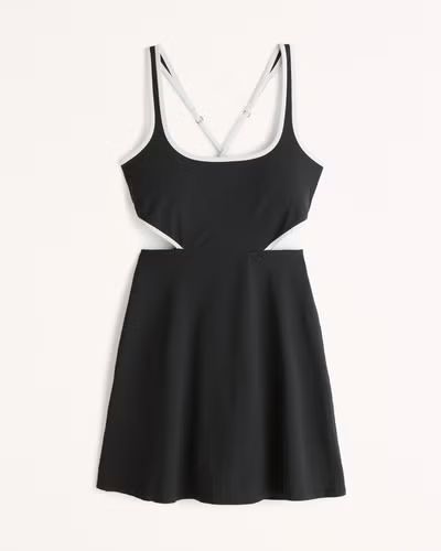 Side Cutout Traveler Mini Dress | Abercrombie & Fitch (US)