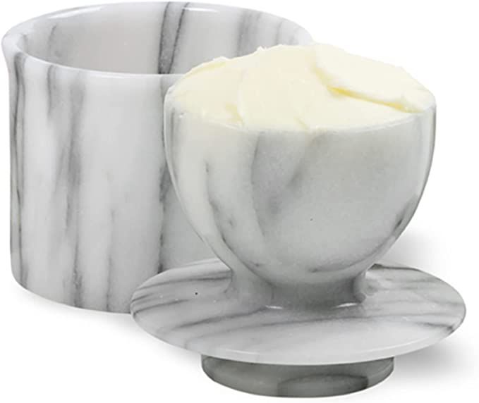Norpro Marble Butter Keeper,Off-White | Amazon (US)