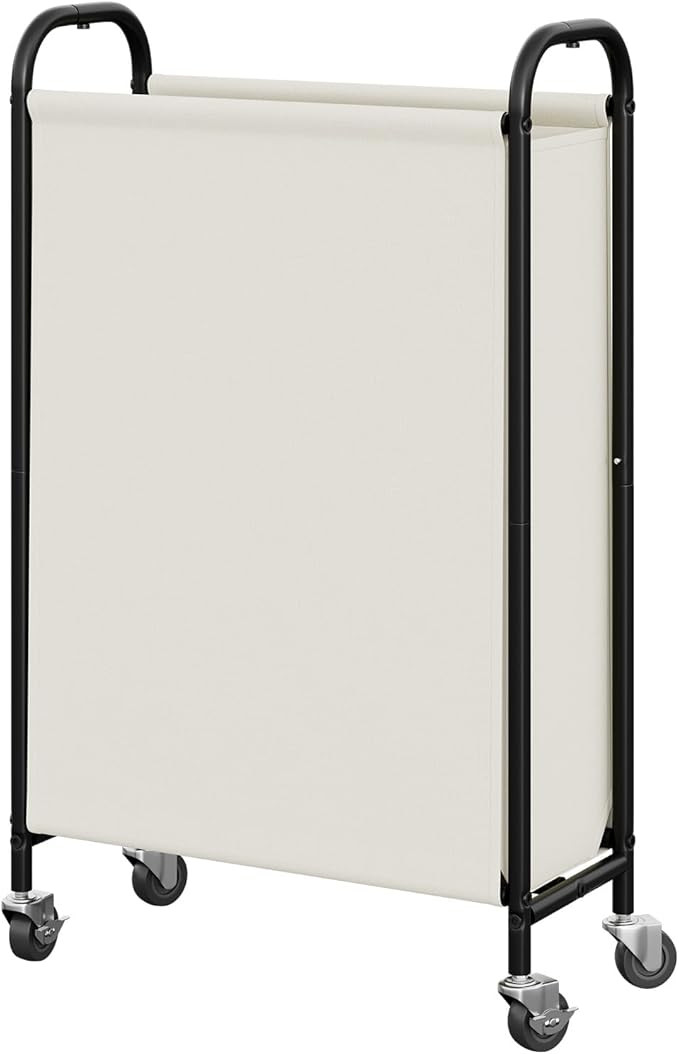 GRANNY SAYS 80L Slim Laundry Hamper with Wheels, Fabric Rolling Laundry Basket, Narrow Clothes Or... | Amazon (US)