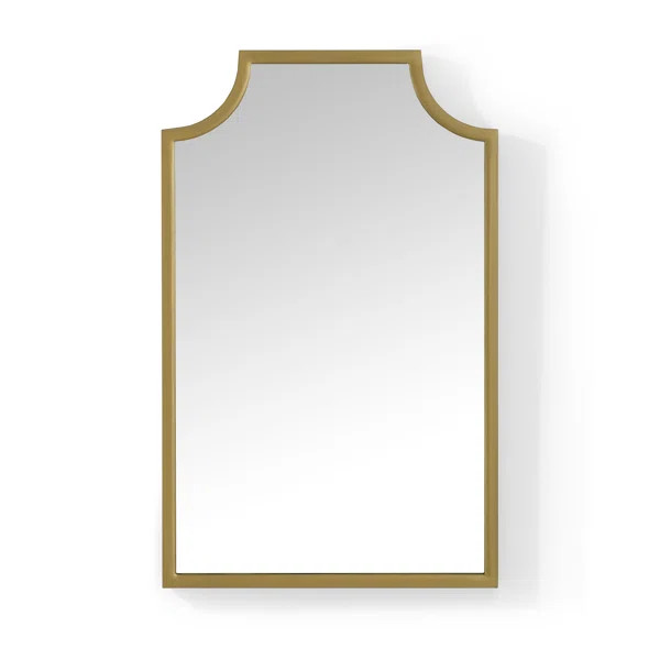 Abrienda Metal Flat Wall Mirror | Wayfair North America