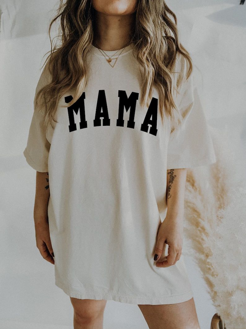 Comfort Color Mama Shirt Mom Shirt, Mommy Shirt, Mama T-shirt, Cute Mom Shirt, Mother's Day Gift,... | Etsy (US)