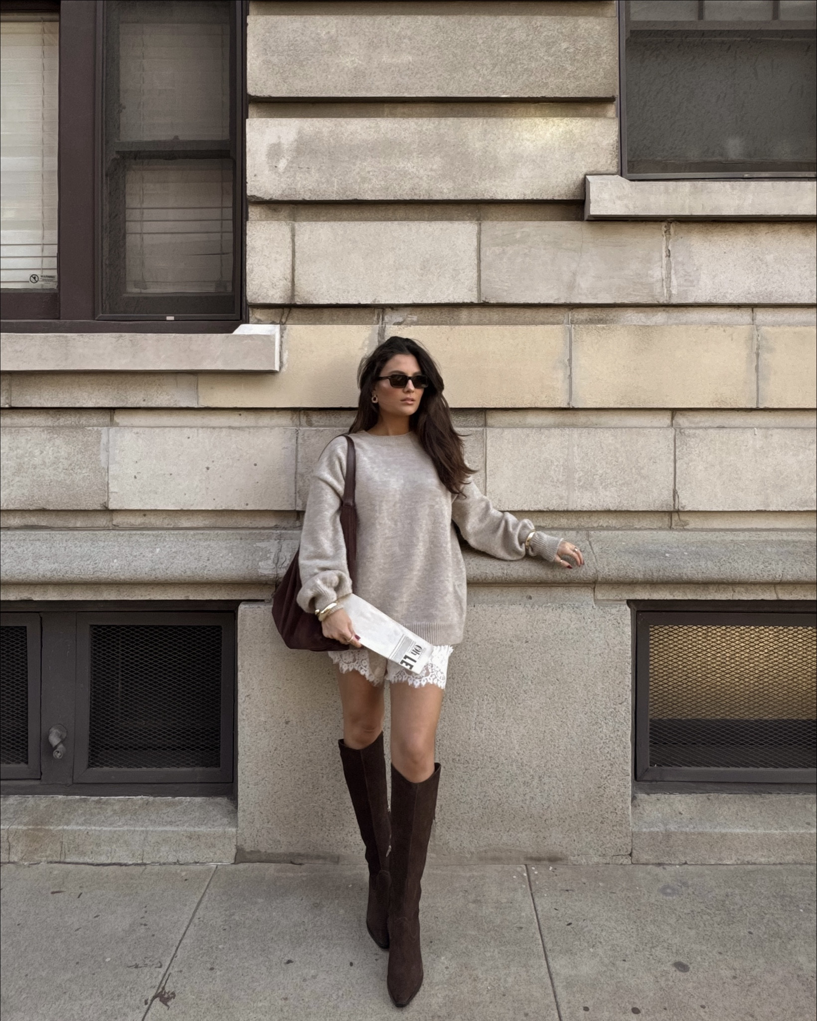 a little lace, a little suede, my kind of fall combo 🍂 neutral, cozy, and easy to style

#LTKFallStyle #NeutralOutfitInspo #FallFashionOutfit #CozyChicStyle #StreetStyleLook #LTKFallEdit #KneeHighBoots #NeutralWardrobe #SweaterWeatherStyle #FallOutfitIdeas

#LTKStyleTip #LTKSeasonal