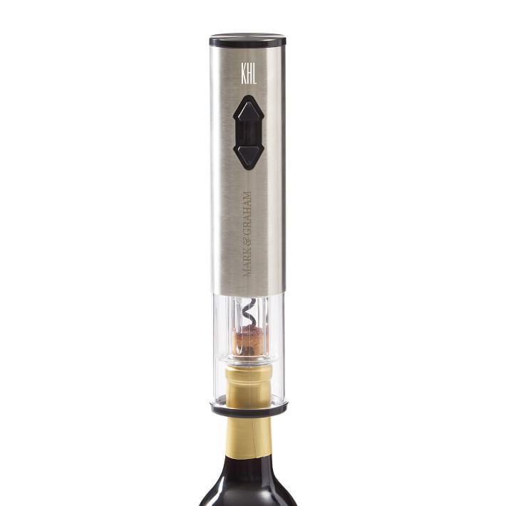 STAINLESS STEEL ELECTRIC WINE OPENER | Mark and Graham