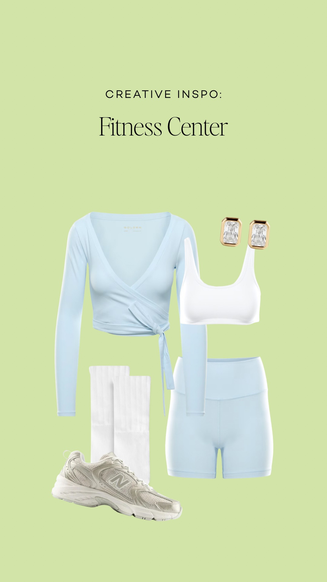 A matching workout set always makes the hotel gym feel more inviting 🩵 Layering a wrap top over a sports bra and shorts, then finishing the look with comfy sneakers, slouchy socks, and a little jewelry.

#LTKfit #WorkoutStyle #MatchingWorkoutSet #AritziaStyle #AthleisureStyle #GymOutfit #TravelStyle