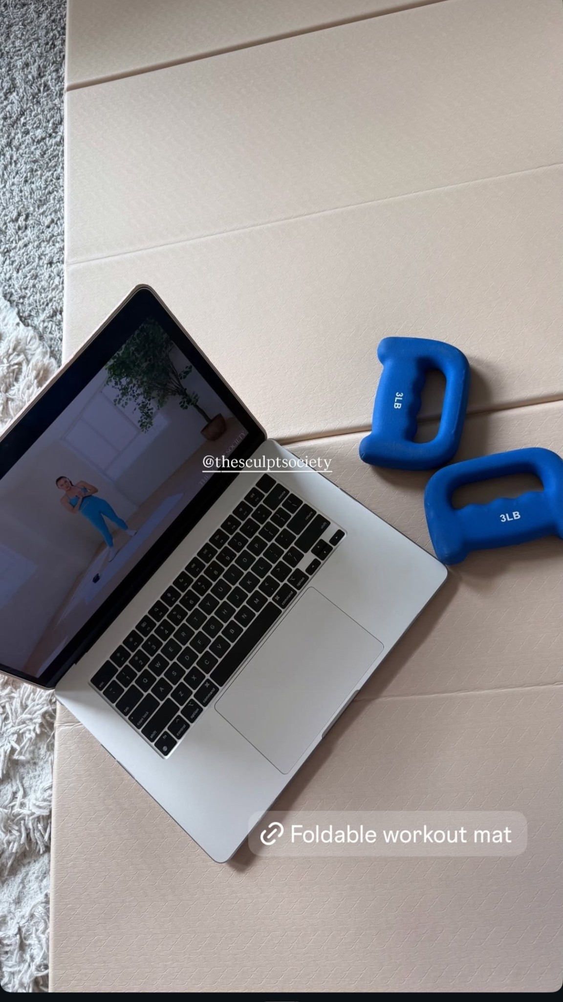 This foldable workout mat is so easy to store! 

#LTKHome #LTKActive