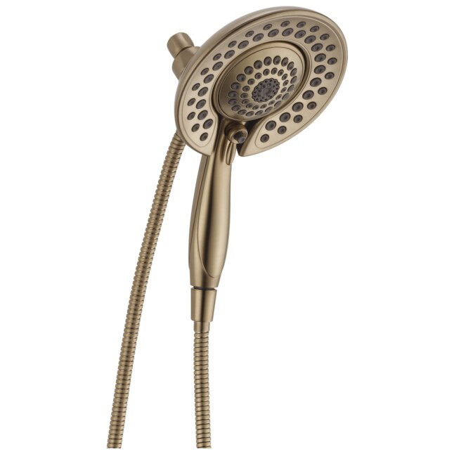 Delta Universal Showering Components Lumicoat Champagne Bronze Round Dual/Combo Shower Head 1.75-... | Lowe's