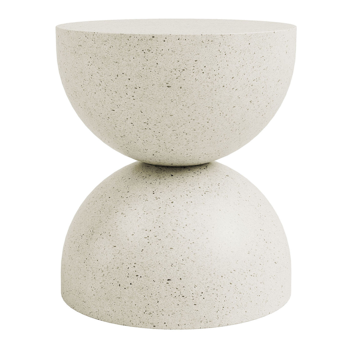 Casen Round Hourglass Outdoor Side Table | World Market