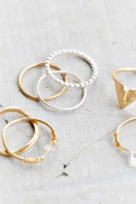 Gilded Cities Ring&nbsp;Set | Urban Outfitters US