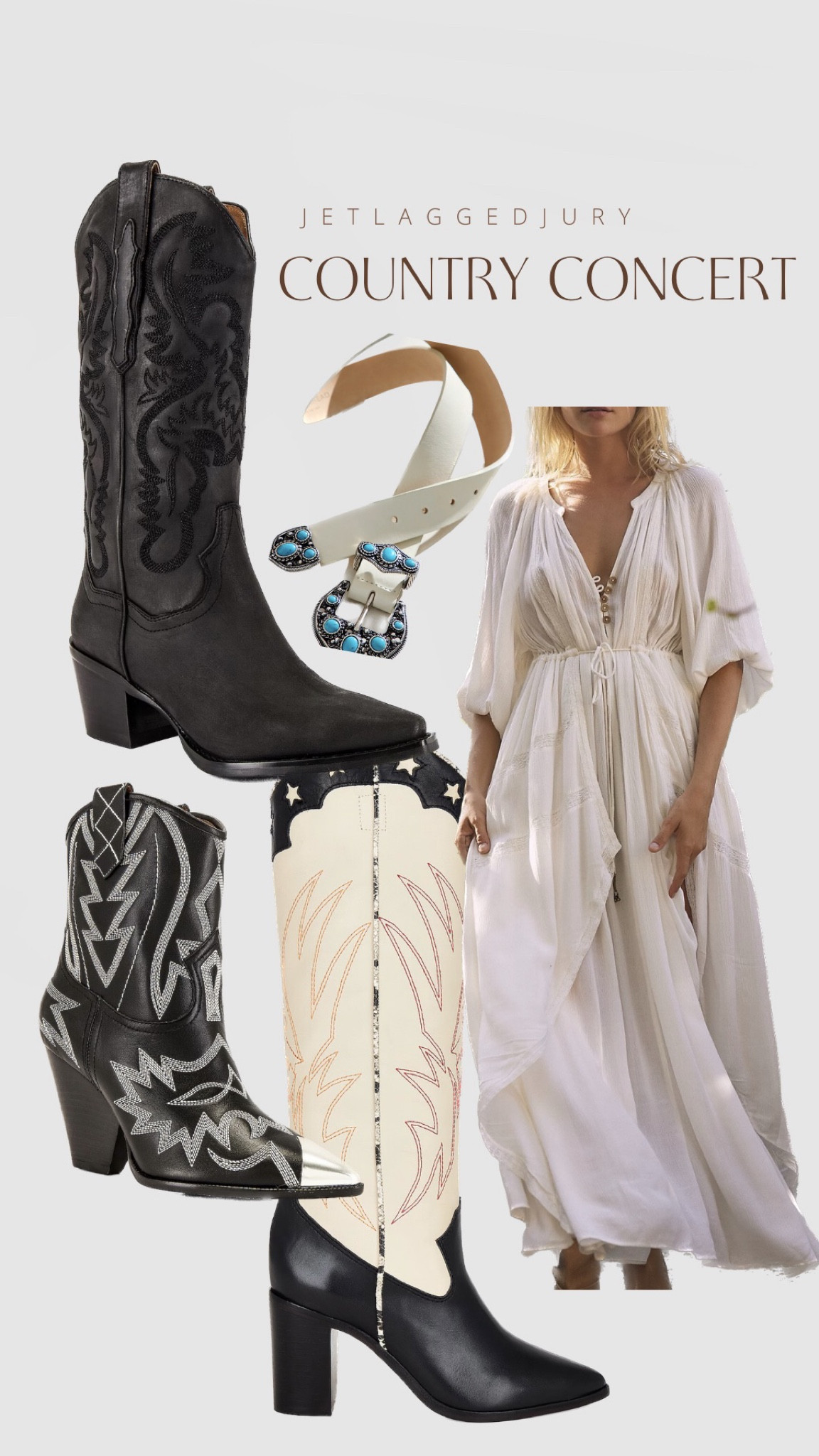 country concert outfit the boots are everything! 
| Nashville outfit | travel outfit | concert | festival | 

#LTKGiftGuide #LTKFestival #LTKSeasonal