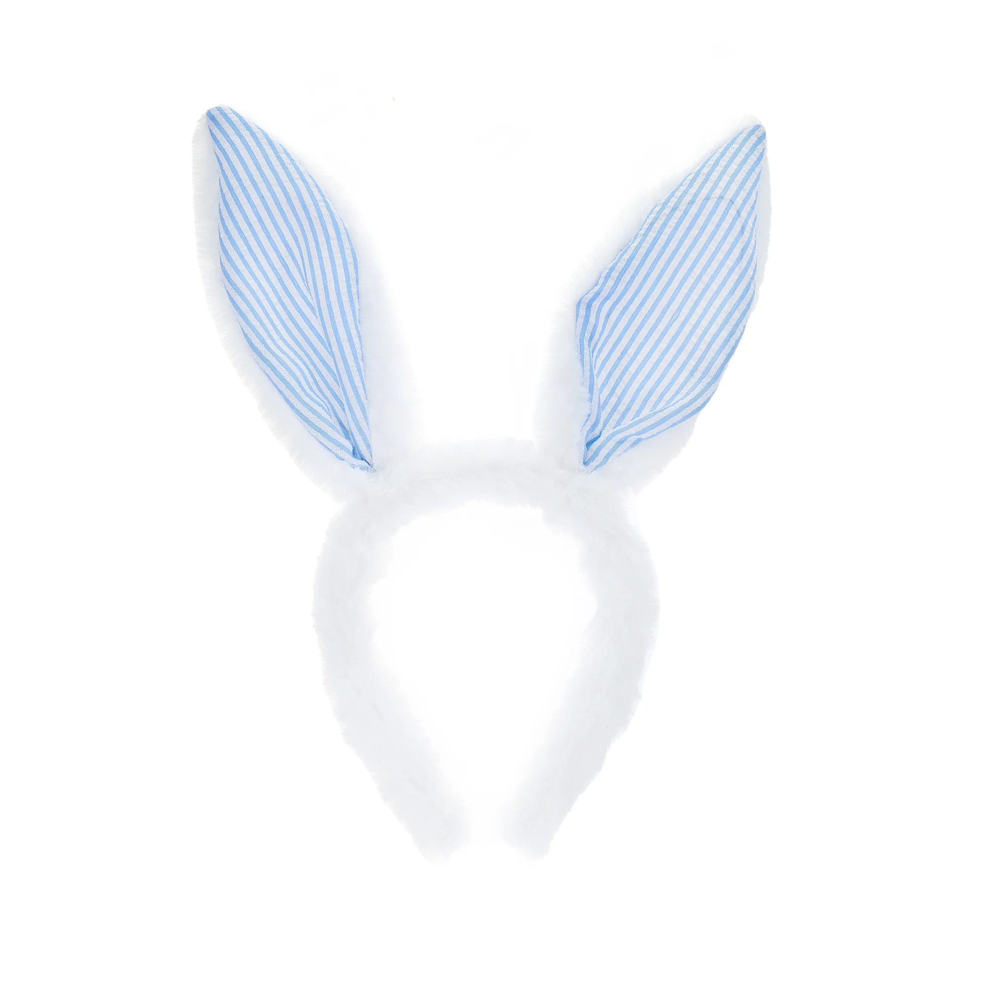 Way to Celebrate Easter Blue and White Bunny Ears Headband, 1 Piece | Walmart (US)