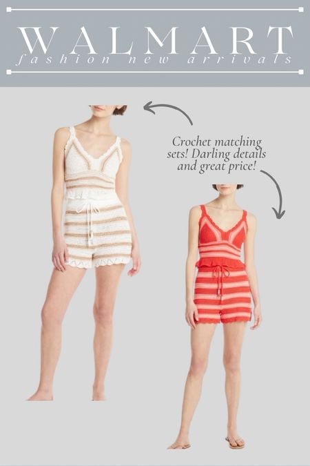 Walmart, crochet two-piece set, matching set crocheted outfit, affordable outfit, summer outfits, spring fashion, summer fashion, Walmart, find affordable, find affordable fashion

#LTKStyleTip #LTKFindsUnder100 #LTKFindsUnder50