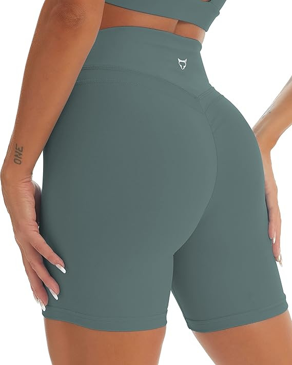 TomTiger Yoga Shorts for Women Tummy Control High Waist Biker Shorts Exercise Workout Butt Liftin... | Amazon (US)