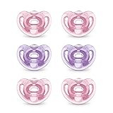 NUK Comfy Pacifiers, 0-6 Months, 6 Pack | Amazon (US)