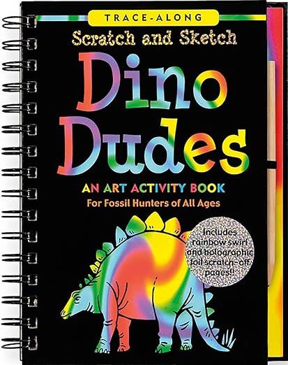 Dino Dudes Scratch And Sketch: An Art Activity Book For Fossil Hunters of All Ages (Scratch & Ske... | Amazon (US)