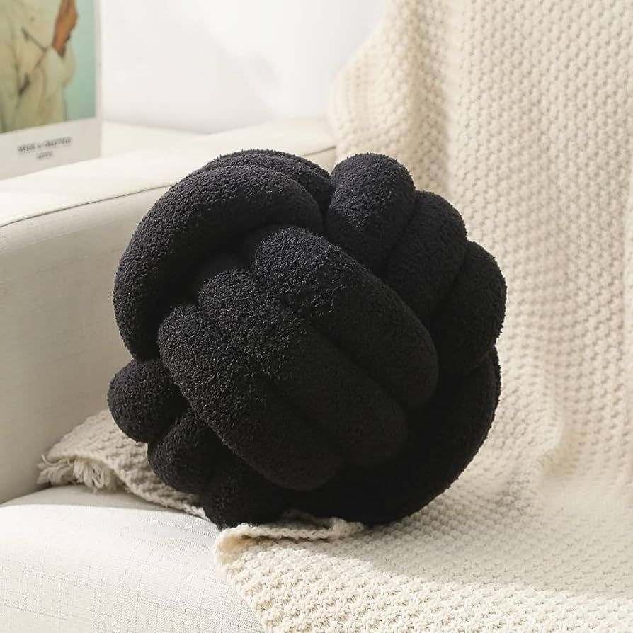 Vdoioe Knot Pillow Ball,Round Knot Throw Pillow Home Decorative Ball Pillow Soft, Knotted Pillow ... | Amazon (US)