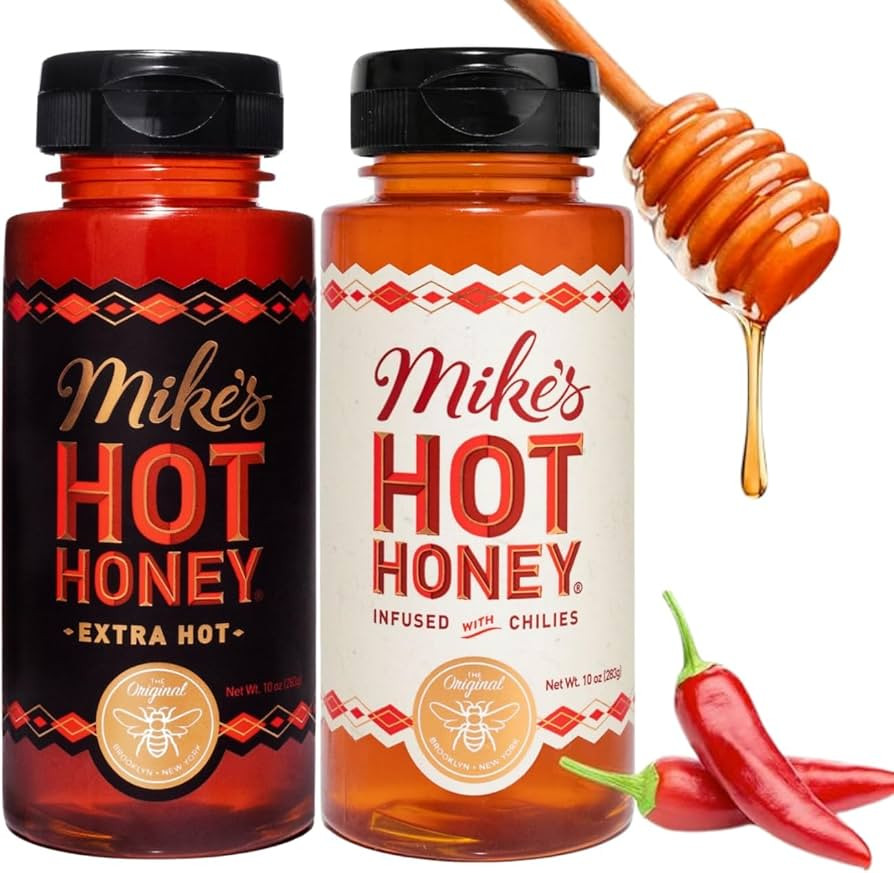 Mike's Hot Honey, Original & Extra Hot, America's #1 Spicy Honey with Chili Peppers, (10oz Bottle... | Amazon (US)