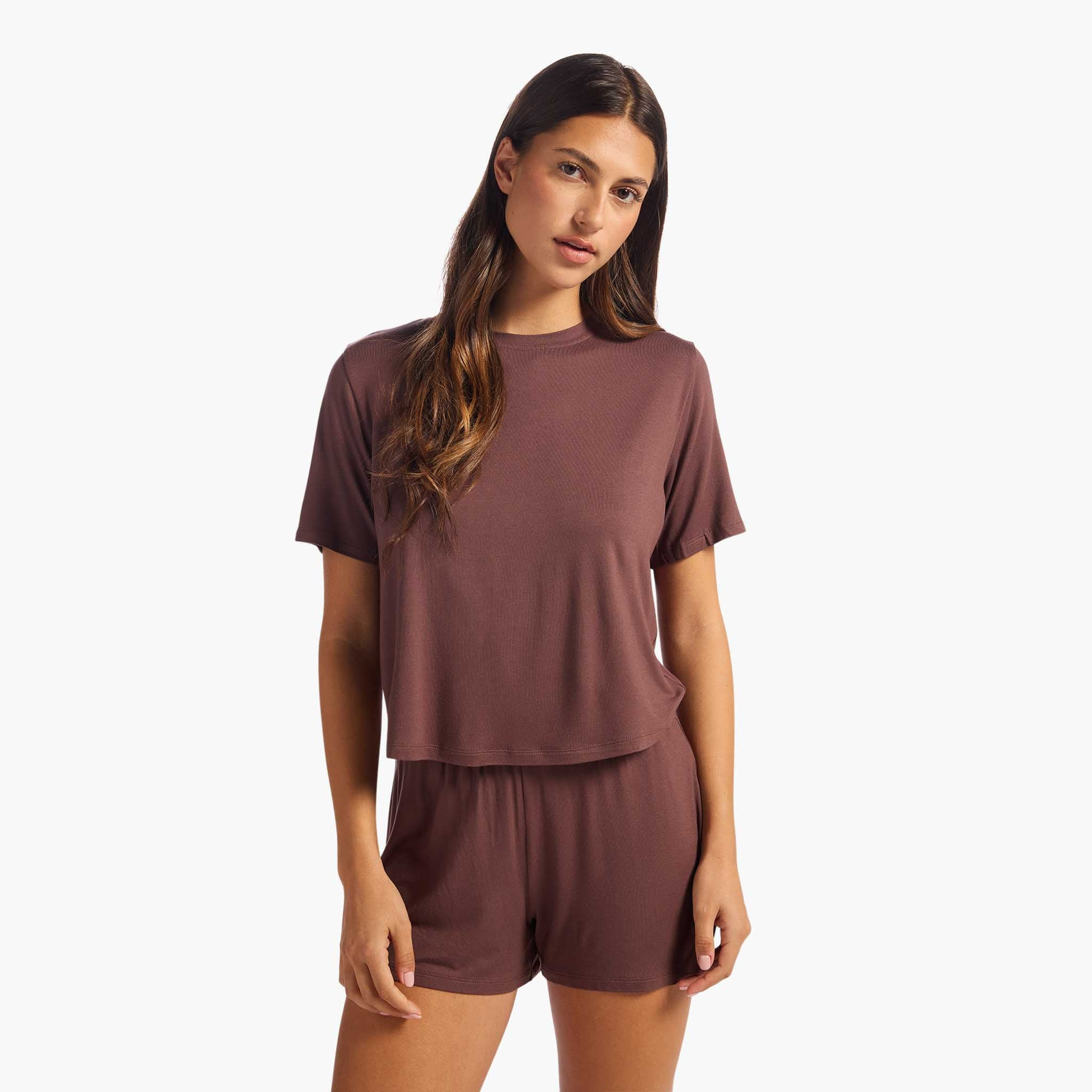 Pajama Short Set | Darkest Olive | Nuuds US