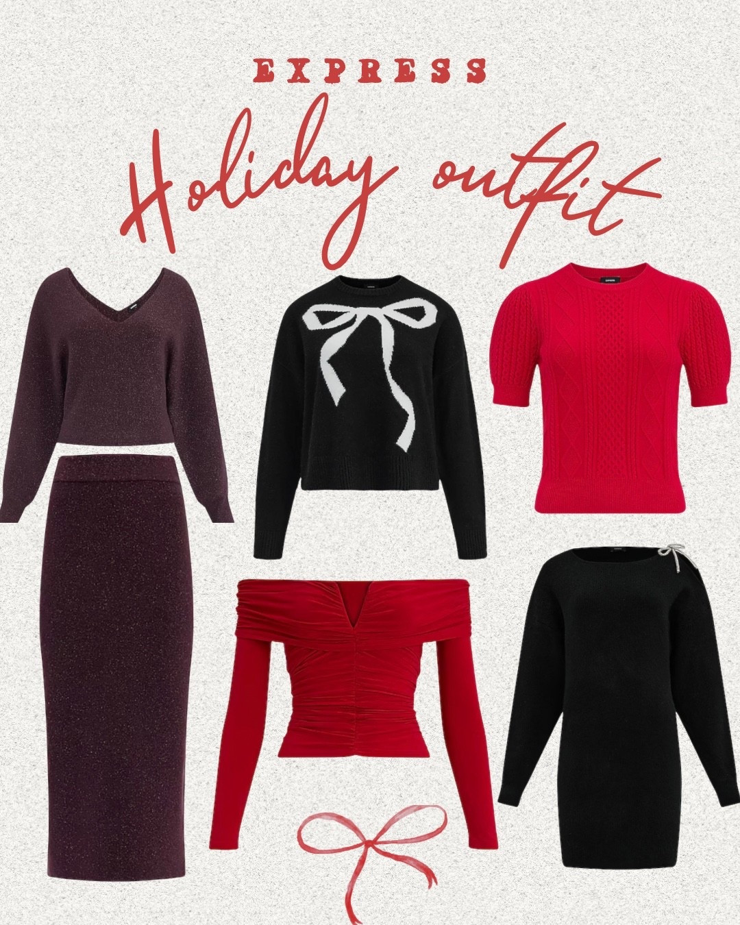Express holiday outfits ❤️

Express, Christmas, holiday, dresses, sweaters, skirts, holiday party

#LTKHoliday #LTKSaleAlert #LTKGiftGuide