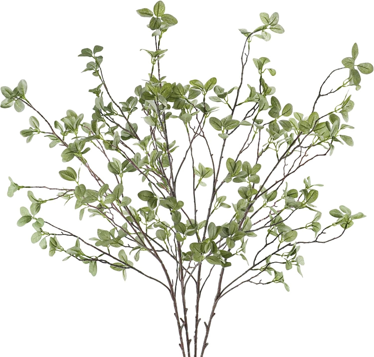 41” Artificial Greenery Stems, Long Fake Plant Twigs Faux Greenery Branches for Tall Vase Home ... | Amazon (US)