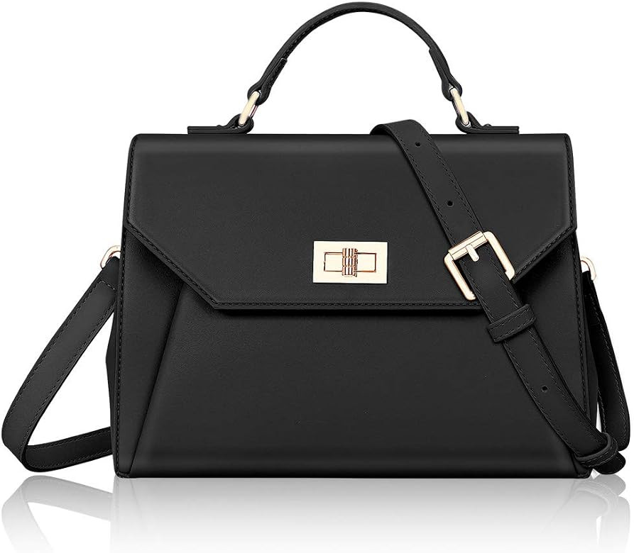 Women Satchel Purses Handbags, Fashion Ladies Luxury PU Leather Shoulder Tote Crossbody Bag with ... | Amazon (US)