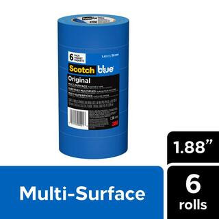 3M ScotchBlue 1.88 in. x 60 yds. Original Multi-Surface Painter's Tape (6-Pack) 2090-48TP6 - The ... | The Home Depot