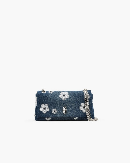 the sequin daisy denim dual chain mini bag | Marc Jacobs