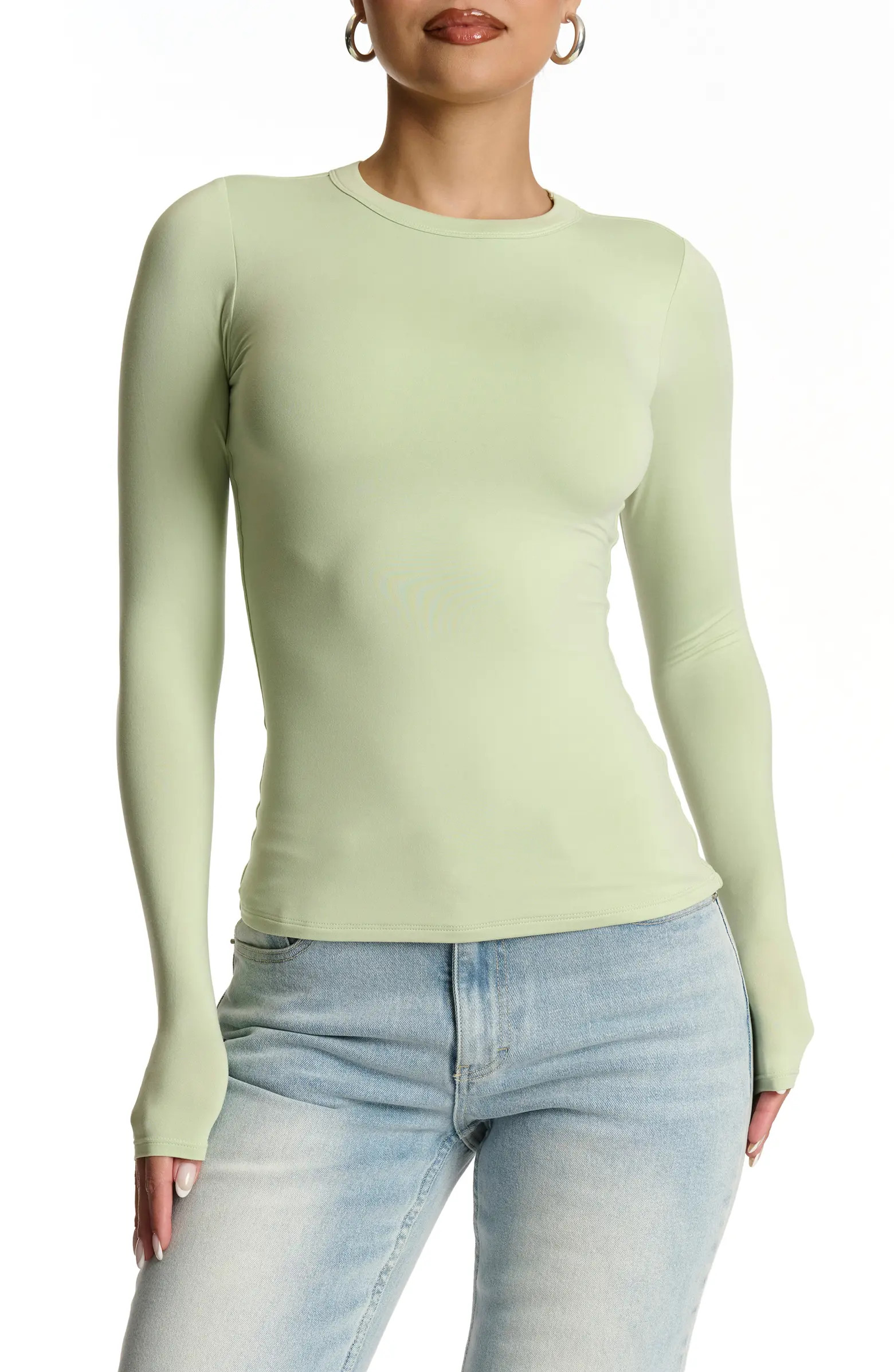 Bare Crewneck Long Sleeve Top | Nordstrom Rack