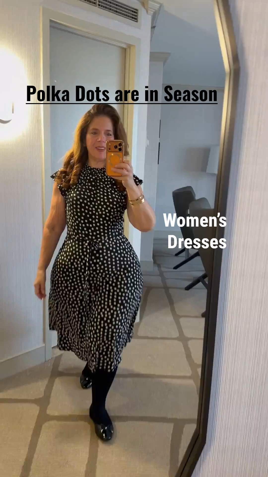 Polka Dots are a Classic like Us.. Find a silhouette that works for you and you can wear that dress across any season. Perfect for casual or workwear.

#polkadots #workwear

#LTKOver40 #LTKMidsize #LTKWorkwear