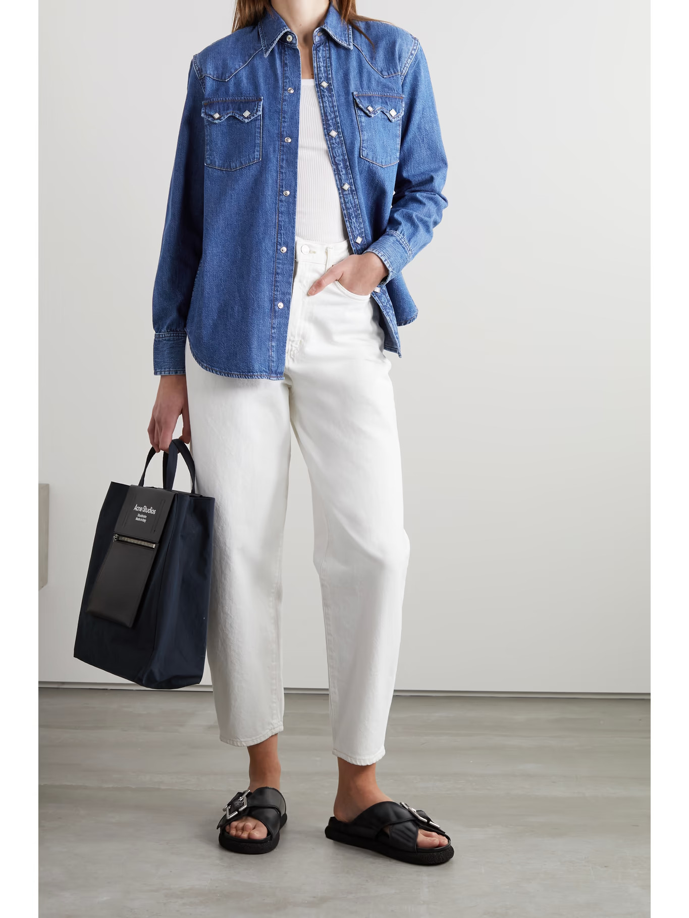 50s Sawtooth denim shirt | NET-A-PORTER (US)